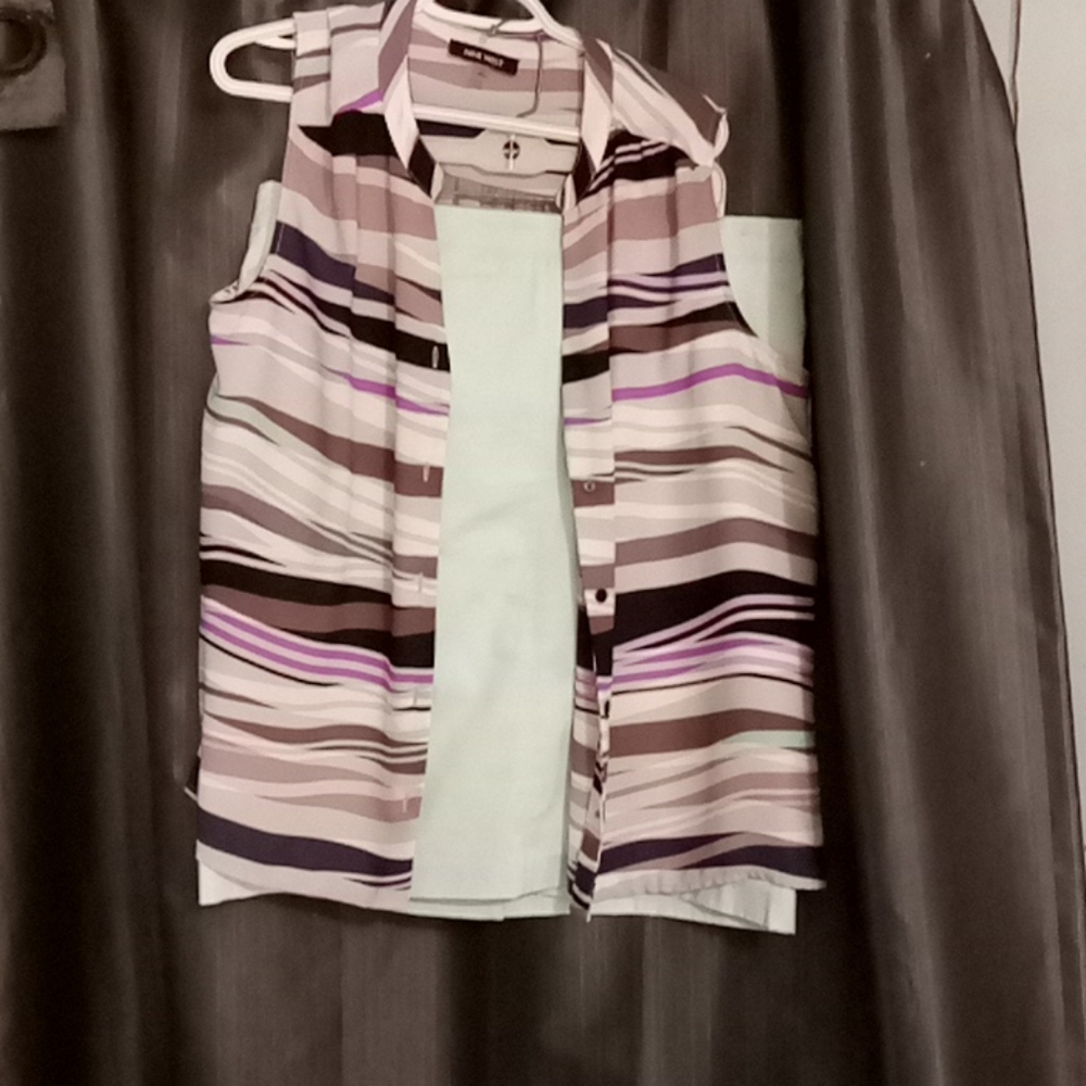 Skirt and blouse set
